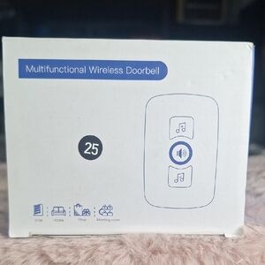 Multifunctional Wireless Doorbell - White